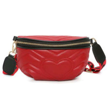 Leisure Fanny Pack Momen Pu Leather Lady Waist Bag Waist Belt Bag Fashion